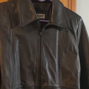 Yamamoto leather jacket, sz M